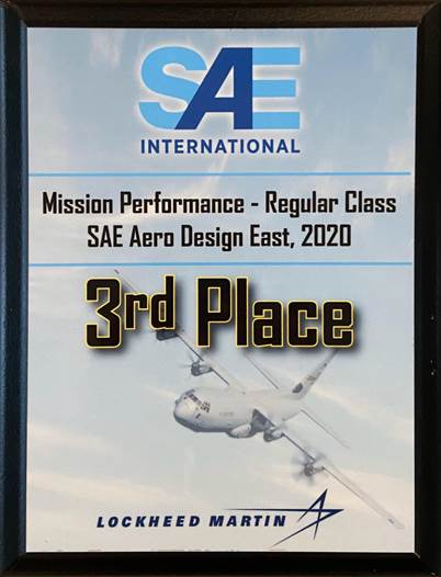 SAE Aero Design East 2020 B